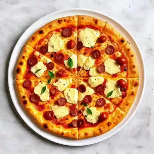 Chorizo italiano y gorgonzola