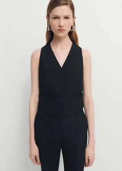 Pantalón Jordan Negro Talla 34 Mujer Mango