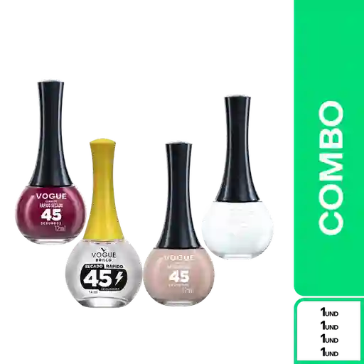 Combo Vogue Beso Picante + Brisa Tropical+ Arenita Playa+ Brillo