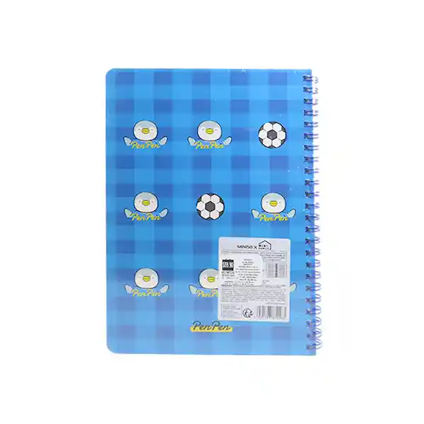 Miniso Cuaderno Argollado Mini Family Sports Pen 80 Hojas Rayado
