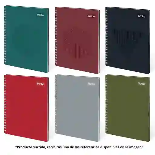 Scribe Cuaderno Sport Sin Línea Argollado Tapa Dura