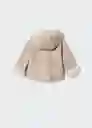 Abrigo Brownie5 Arena Talla 70 Niños Mango