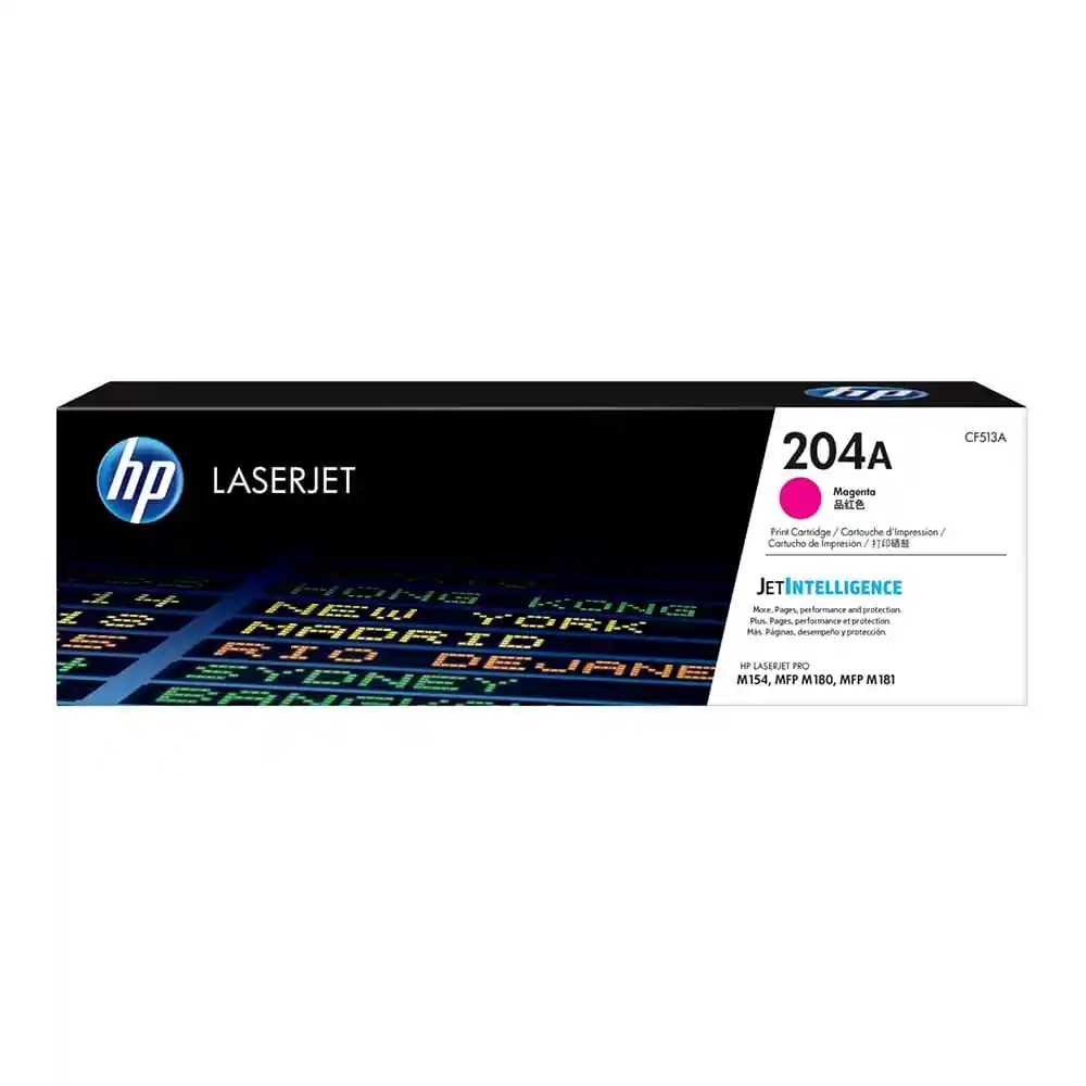 Cartucho De Toner Hp 204a Magenta Laserjet Original (cf513a)