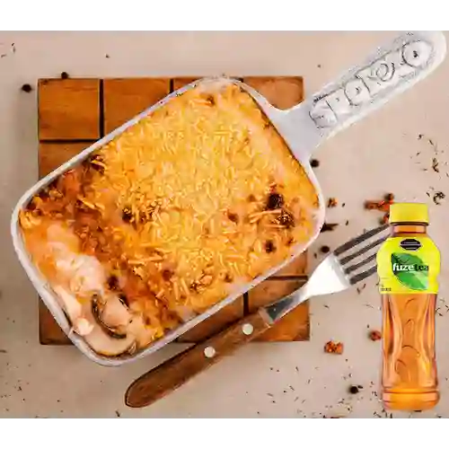 Combo Lasaña Mixta + Fuze Tea Limón 400ML