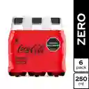 Gaseosa Coca-Cola ZERO 250ml x 6 Unds