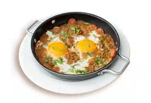Calentado con Chorizo