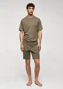 Pijama Sleep Khaki Talla XL Hombre Mango