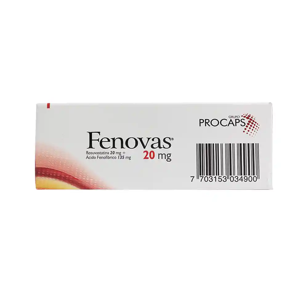 Fenovas Procaps 20 Mg 30 Caps Blandas E