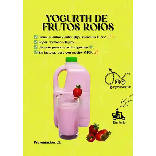 Yogurt de Frutos Rojos 2000ml