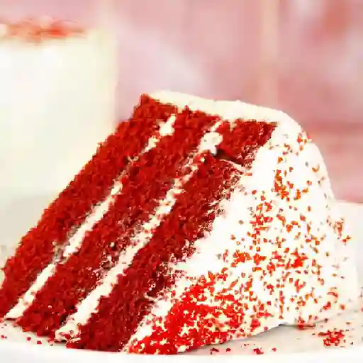 Porción de Torta Red Velvet