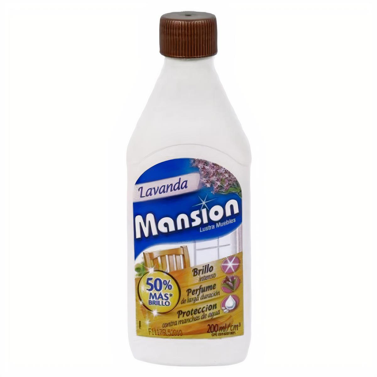 Mansion Lustra Muebles Poliflor Aroma A Lavanda 200 ml