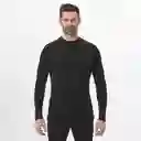 Wedze Camiseta Térmica de Esquí Hombre Negro Talla M bl100