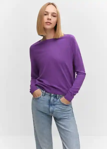 Jersey Lucca Morado Talla L Mujer Mango