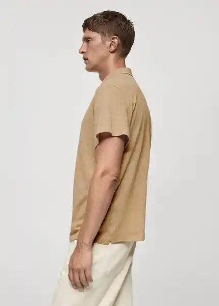 Polo Amberes Beige Talla XL Hombre Mango