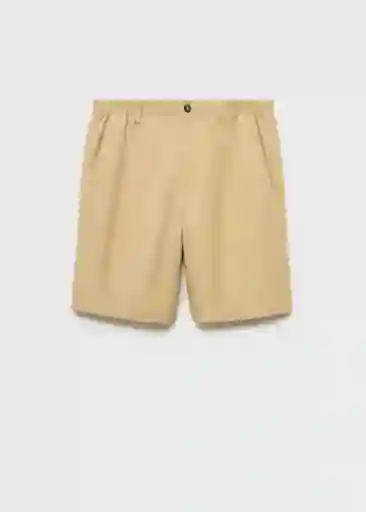 Bermuda Banarea Beige Talla 40 Hombre Mango