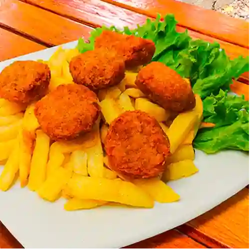 Nuggets con Papa Rústica