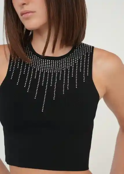 Tejido Mujer Negro Puro Ultraoscuro Talla S 489g017 Naf Naf