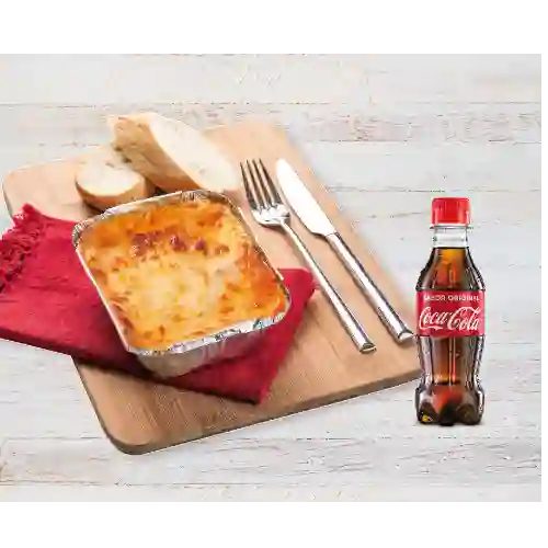 Lasagna Divertida + Coca Cola 250 ml