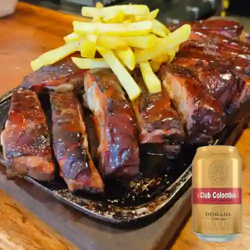 Combo Costilla San Luis + Club col. Dorada Lta 330ml