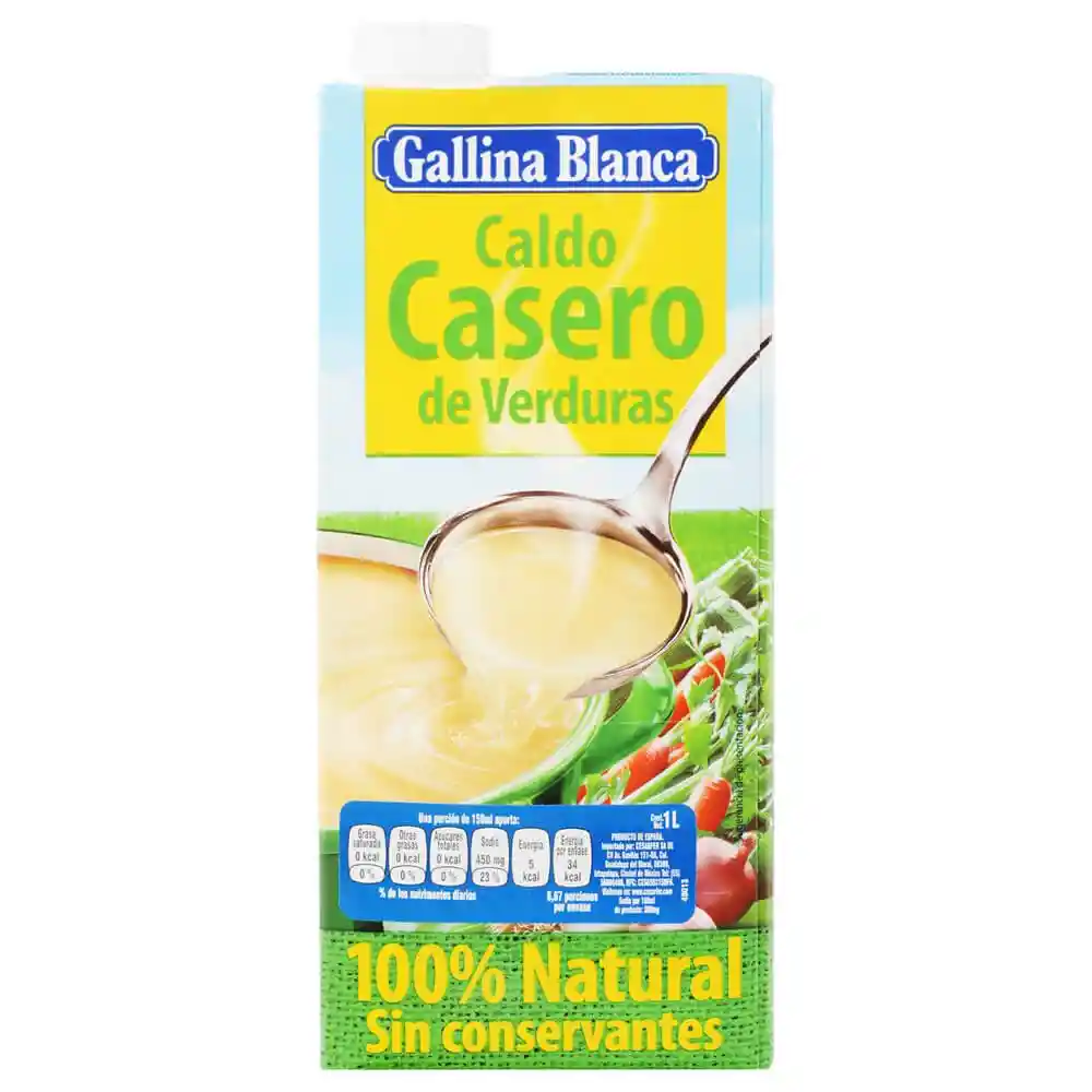 Gallina Blanca Caldo de Verduras 100% Natural