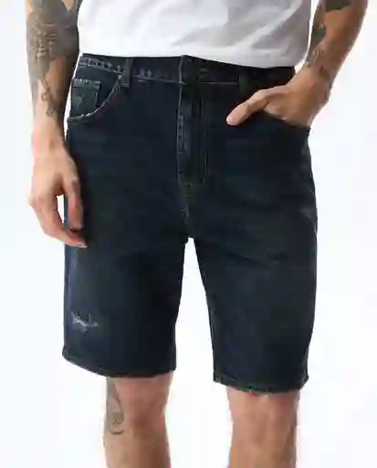 Bermuda Hombre Azul Talla 30 551G002_AZU174429 Americanino