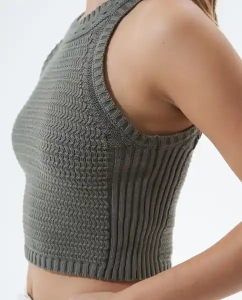 Camiseta Mujer Verde Talla S 601F016 Americanino