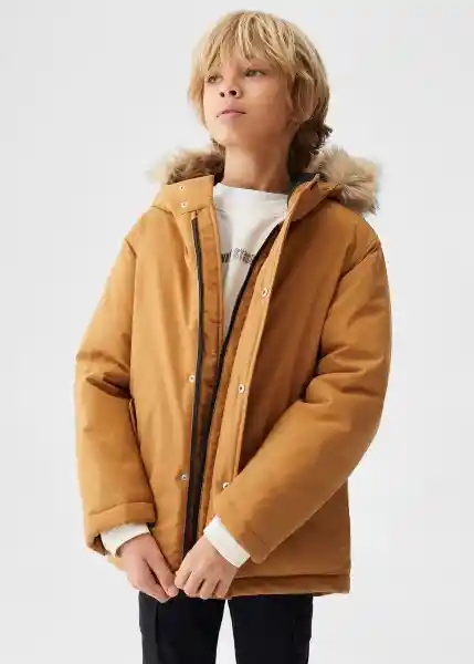 Anorak Suzi Mostaza Talla 06 Niños Mango