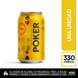 Poker Cerveza en Lata 