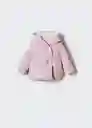 Abrigo Anorak Copo5 Rosa Pastel Talla 66 Niños Mango