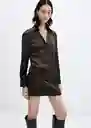 Vestido Kate Khaki Talla XL Mujer Mango