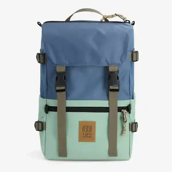 Topo Designs Mochila de Aventura Rover Blue/Ash Green 20 L