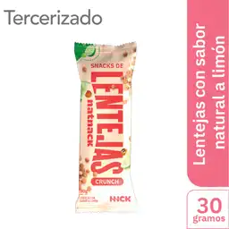 NatNack Snack de Lentejas Sabor a Limón Crunch