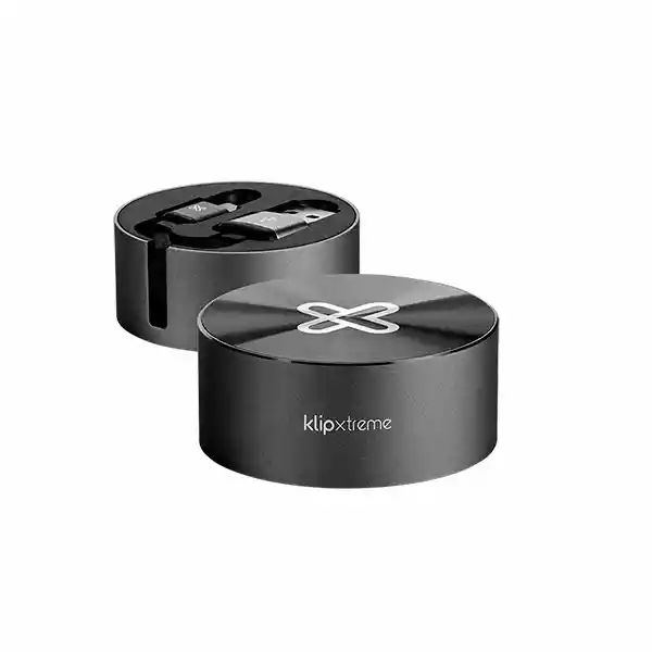 Xtreme Klip E Cable Retractil Usb Tipo-C Negro