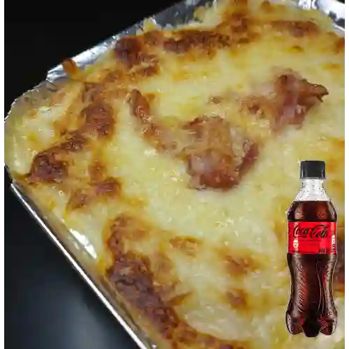 Combo Lasaña de Pollo + Coca Cola Sin Azúcar 400 ml