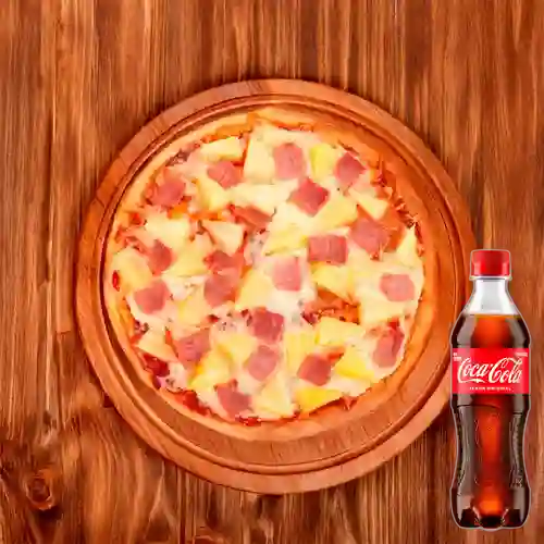 Combo Pizza Hawaiana Personal +Cocacola Orig 400ml