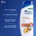 Head Shoulders Shampoo Limpieza y Revitalizacion Aceite de Argan