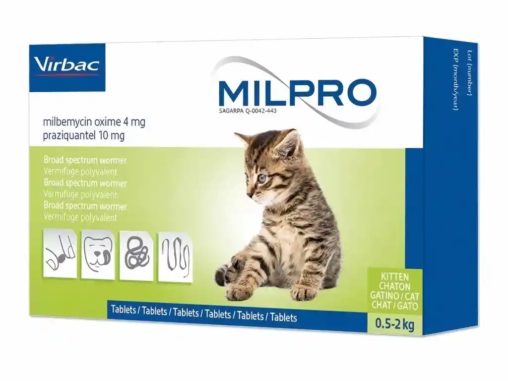 Milpro Gato Cachorro 1 Tableta