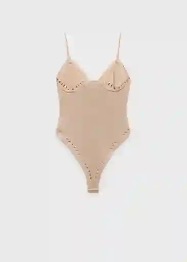Body Moss Oro Talla M Mujer Mango