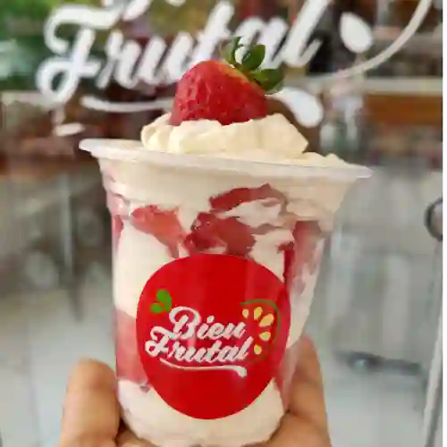 Fresas con crema