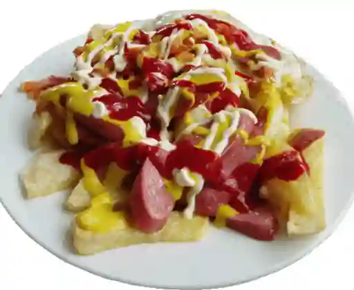 Salchipapa Sencilla