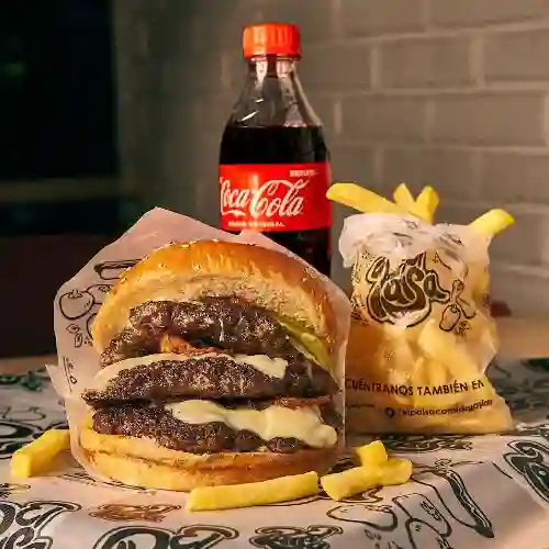 Combo Hamburguesa Triple