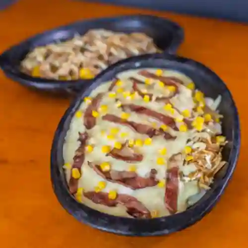 Mazorca Desgranada Bacon Gratinada