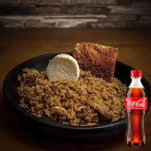 Combo Lechona Personal + Coca Cola Original 400 ml