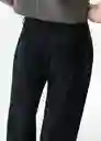 Pantalón Isis Mujer Negro Puro Ultraoscuro Talla 8 533G356 Naf Naf
