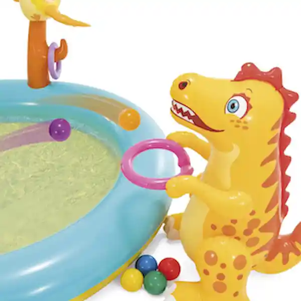 Intex Piscina Inflable Dinolandia Con Rociador de Agua