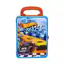 Hot Wheels Car Case Organizador Metálico Azul