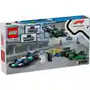 Set de Construcción Parrilla de F1 Con Coches de Carreras Lego