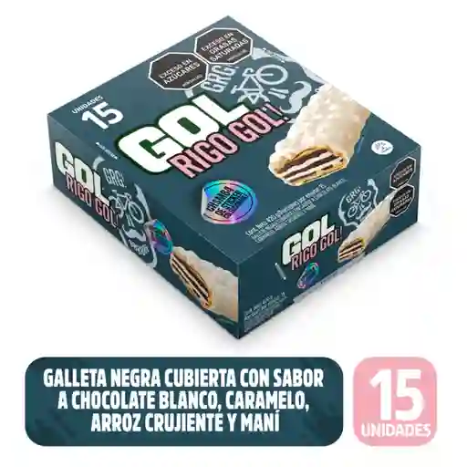Golosina Gol Rigo Gol 18 Plegadizas x 15 Und x 28 g