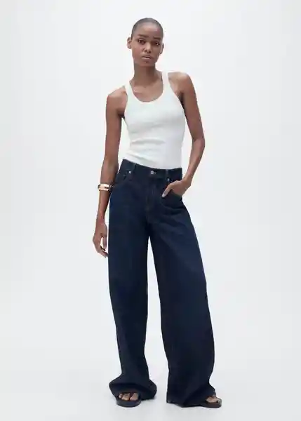 Top Ririn Crudo Talla XL Mujer Mango