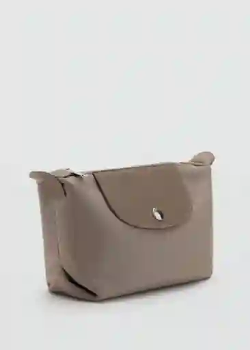 Neceser M Nanda Taupe Talla 99 Mujer Mango